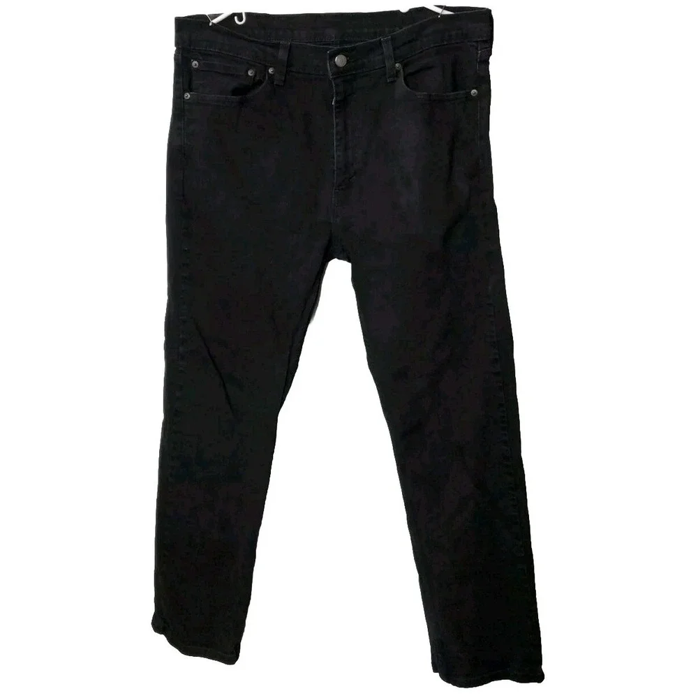 Levi's 505 Men's Jeans Black‎ Regular Fit 38Wx32L* Measures 38W29L